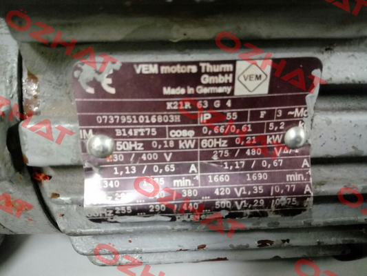 DM-4-B14K-0,18-63-A-Z0  AC Motoren