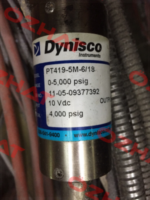 PT419-5M-6/18 Art.Nr.: 0419000133  Dynisco