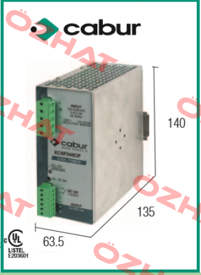Code: XCSF240C  P/N: CSF240C Cabur