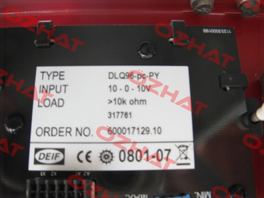 DLQ96-pc-PY obsolete, replaced by XL96 Deif