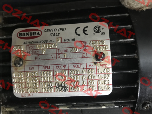 CS7 1C/4  Bonora