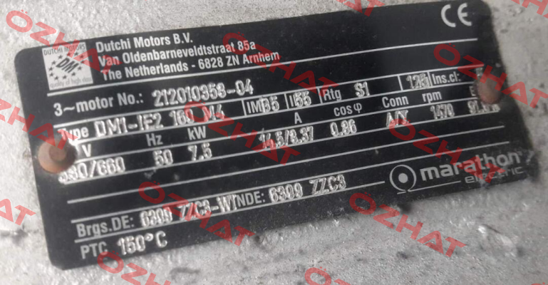 212010353-04 obsolete, new model HJN160M4E2U46R R57  Marathon (Regal)