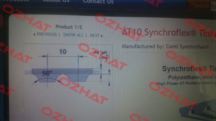 AT10/3900  Contitech