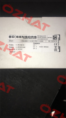 782-4000-1-1-5-N01-F00-1-1-2-000  Bd Sensors