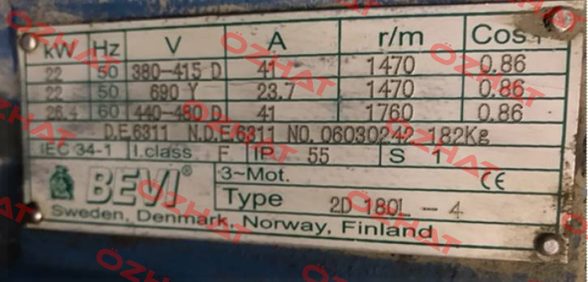 2D 180l-4, obsolete replaced by 3D  Bevi