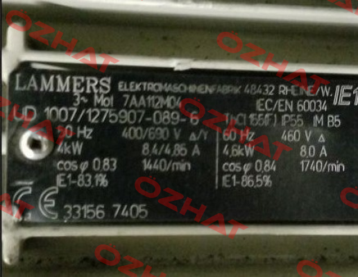 VD 1007/1275907-089-6 Lammers