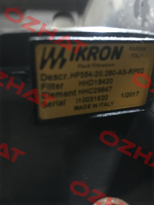 HHC29847 - HEK02-20.280-AS-RP025-VM-B17-B Ikron
