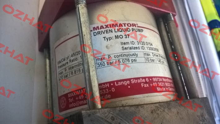 3120.0154 Maximator