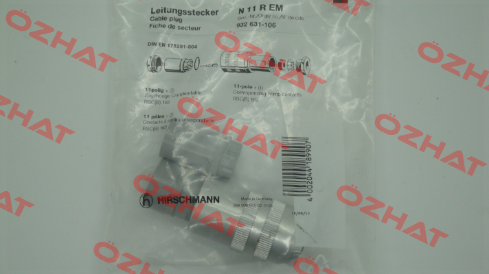 P/N: 932631106, Type: N11R EM Belden (Lumberg / Hirschmann)