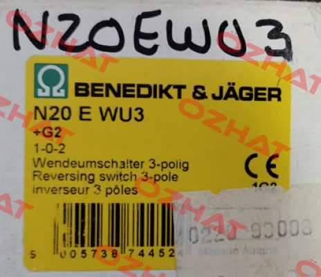 N20 E WU3+G2 Benedict
