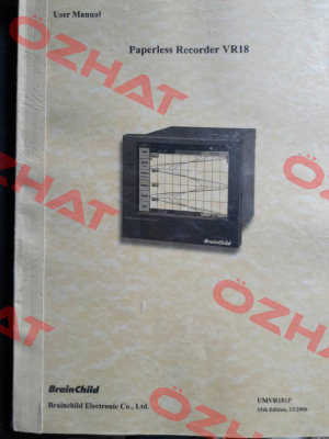 VR18    UMVR181R  obsolete, alternative PPR500-1X000210 Brainchild