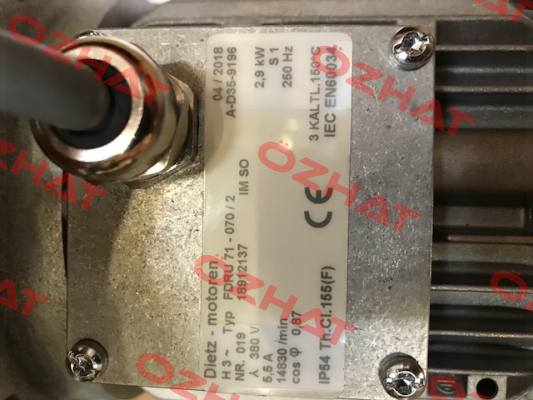 FDRU 71-070/2 oem for Oerlikon Barmag Zweigniederlassung Dietz-Motoren