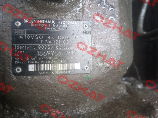 A  A10VSO 45 DFR /31R-PPA12N00 Rexroth