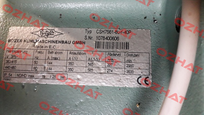 CSH7561-80Y-40P Bitzer