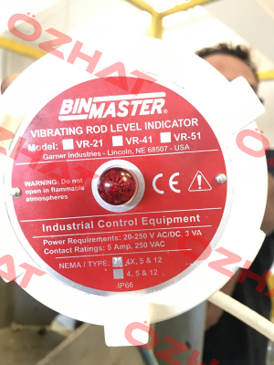 Model # VR21.XXXXXX.STD BinMaster