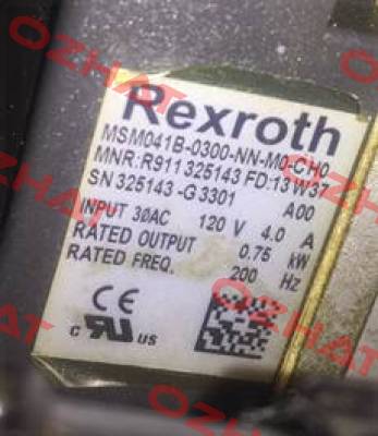R911325143 / MSM041B-0300-NN-M0-CH0 Rexroth