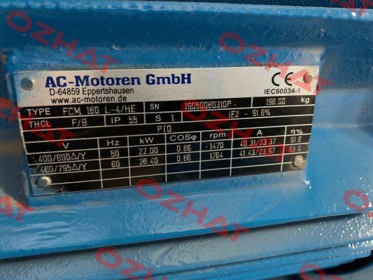FCM 180 L-4/HE AC Motoren