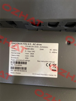 FDU48-293-20, 160kW , EM0105 Emotron