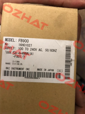 FB900 5N-4*4NNN/A1-F801/Y Rkc Instruments