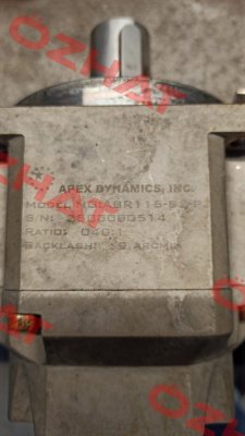 11115ABR115-040-S2P2, Type: ABR115-040-S2-P2 Apex Dynamics