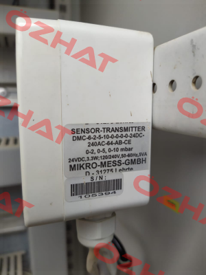 P/N:50018; Type:DMC-6-2-5-10-0-0-0-0-24DC-240AC-64-AB-CE Mikro-mess