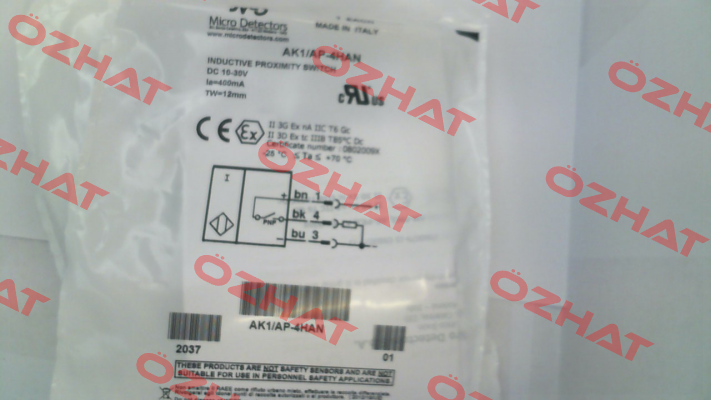 AK1/AP-4HAN Micro Detectors / Diell (now Datasensing)