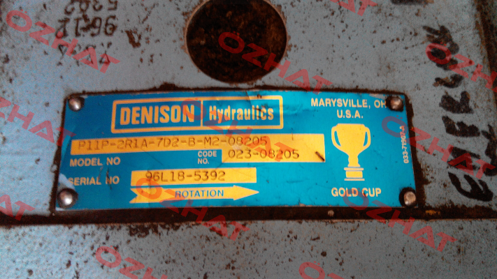 P11P-2RIA-7D2-B00 M2-08205/0 Denison (Parker)