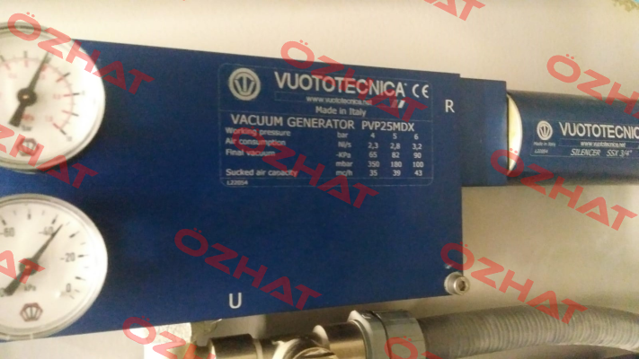 PVP25MDX Vuototecnica