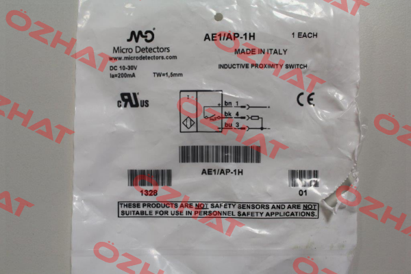 AE1/AP-1F Micro Detectors / Diell (now Datasensing)