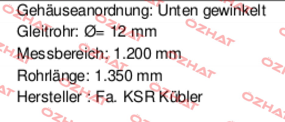 FFG-BP.20H3OD-DTK48-1200 (10158832) Ksr Kuebler