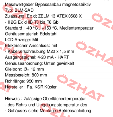 FFG-BP.20H3OD-DTK48-800 (10158834) Ksr Kuebler