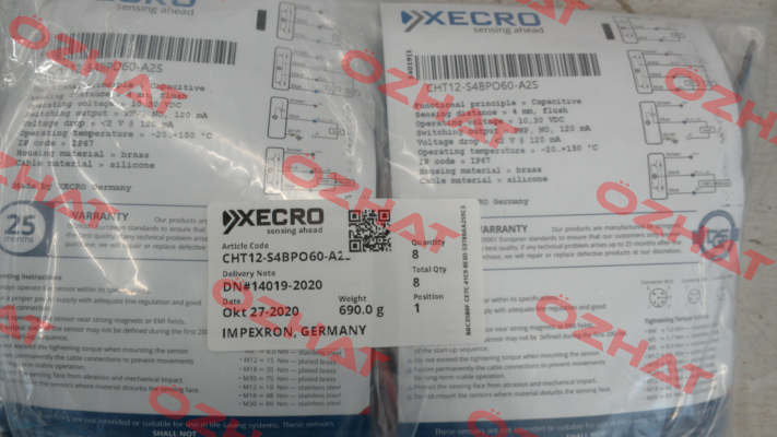 CHT12-S4BPO60-A2S Xecro