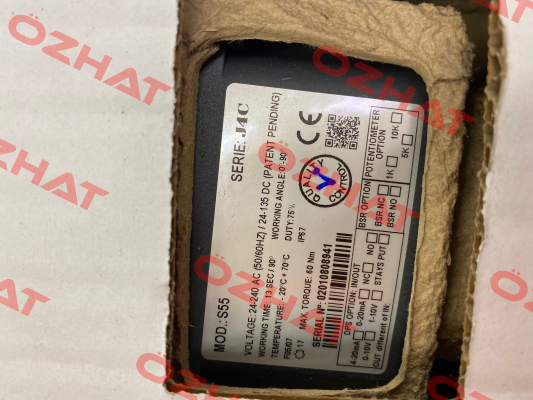 P/N: S4C000309, Type: J4C-S55 F05/F07 17mm J+J Automation