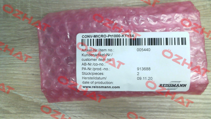 Pt1000 / KTY 84-130 / 005440 Reissmann
