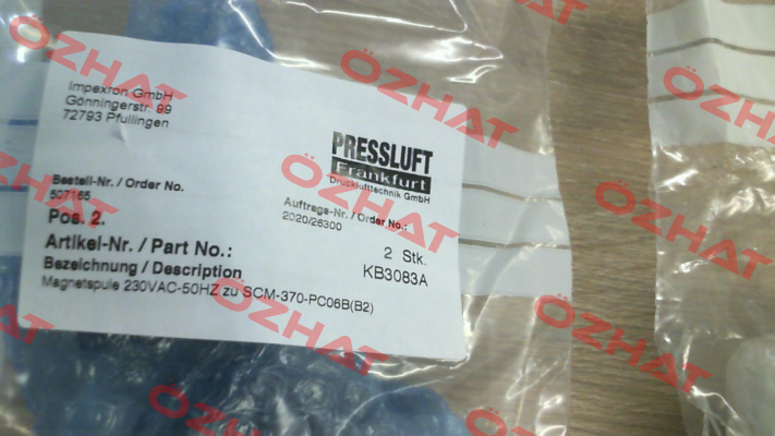 coil for SCM-370-PC06B(B2) Hoerbiger