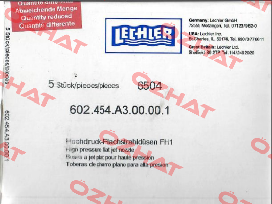 602.454.A3.00.00.1  Lechler