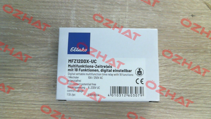 P/N: 23001004 Type: MFZ12DDX-UC Eltako