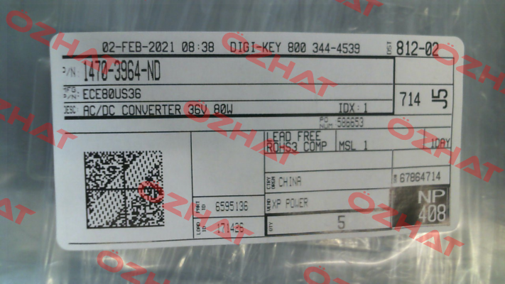 ECE80US36 XP Power