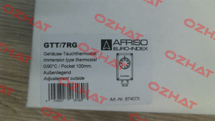 Nr.: 67407X Type: GTT/7RG 0/90°C 100mm IMIT (Afriso)