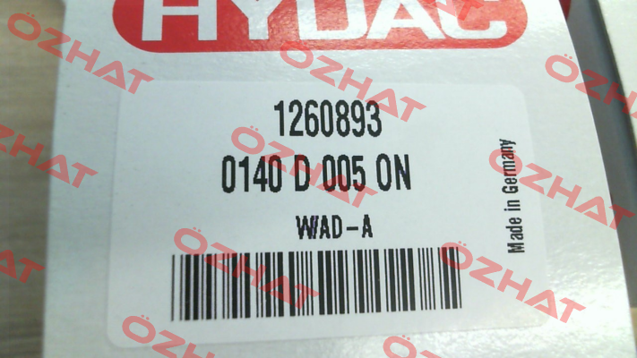 1260893 / 0140 D 005 ON Hydac