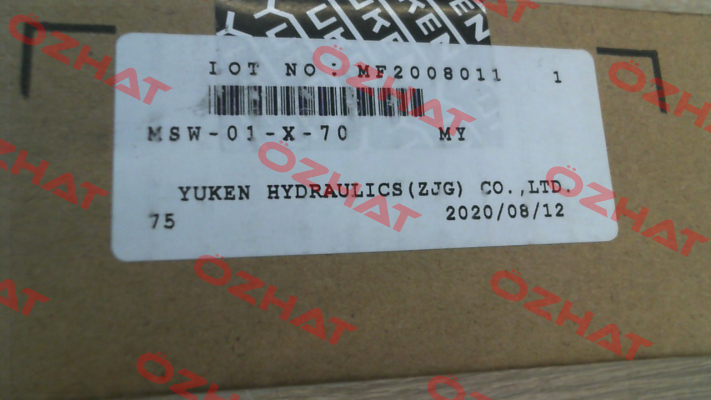 MSW-01-X-70 Yuken