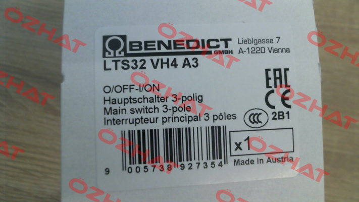 LTS32 VH4 A3 Benedict