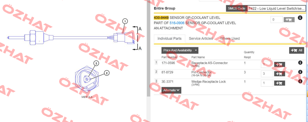 00-4309449 Caterpillar