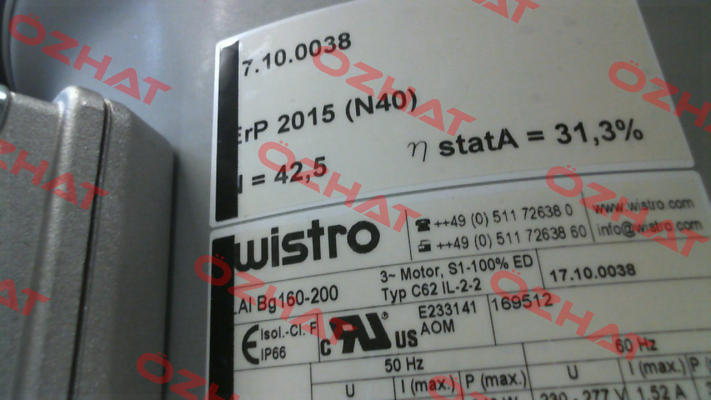 17.10.0038 Wistro