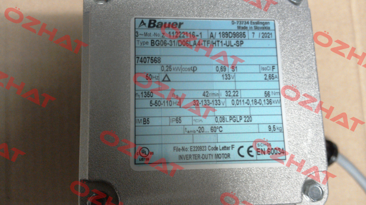 BG06-31/D06LA4-TF/HT1-UL-SP Bauer