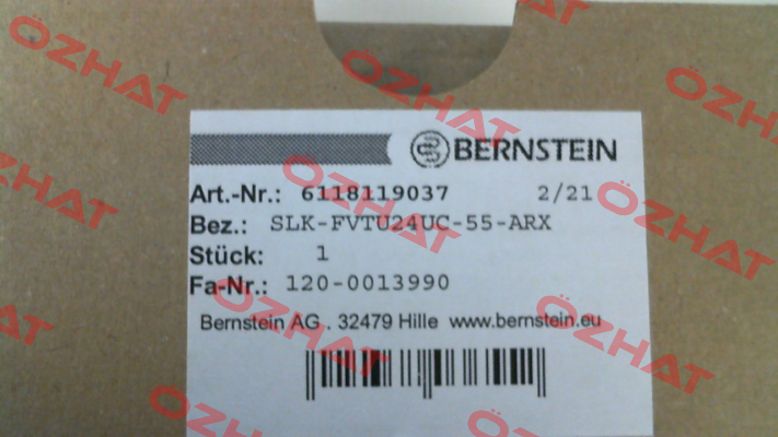 P/N: 6118119037, Type: SLK-FVTU24UC-55-ARX Bernstein