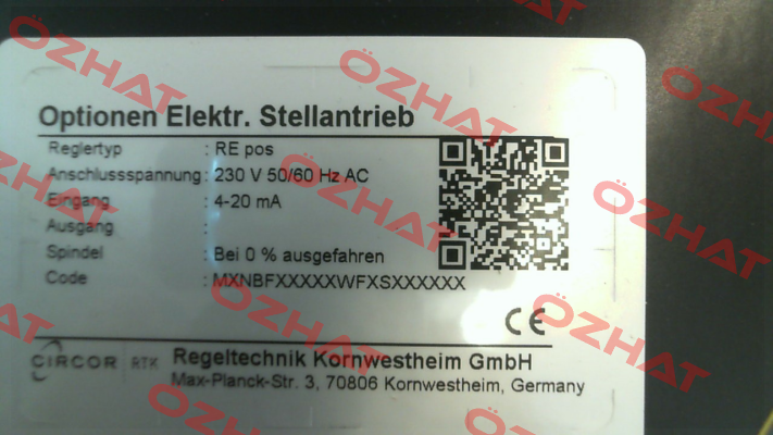 Repl. WENr.39301301 RTK