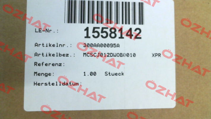 300AA00095A / MCSCJ012DW0B0010 Vickers (Eaton)