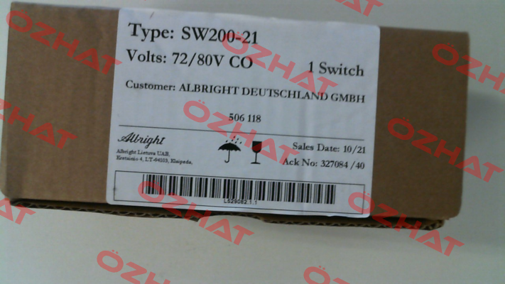 SW 200-21 (506118) Albright