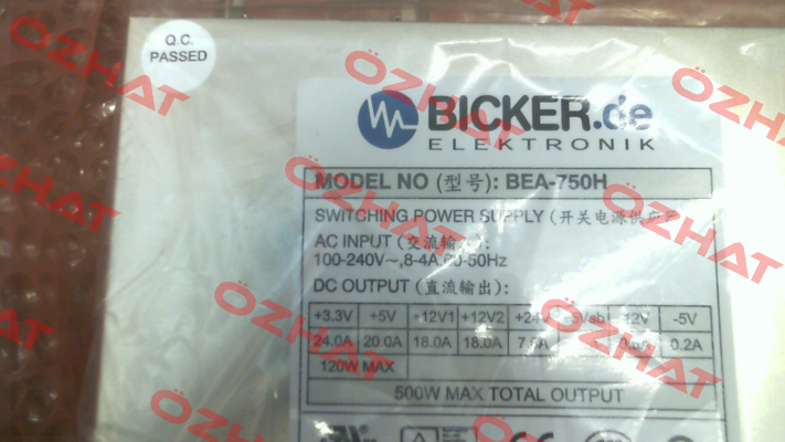 BEA-750H Bicker